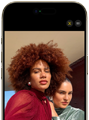 iPhone Air, Vorderseite, Feature Automatische Ausrichtung für Fotos wird verwendet